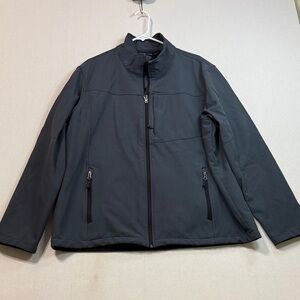Swiss Tech Men's Charcoal Softshell Jacket